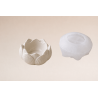 Moule Silicone Pot à Bougie Lotus pour des créations en Jesmonite