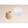 Moule silicone Pot à bougie 3D pour des créations en Jesmonite