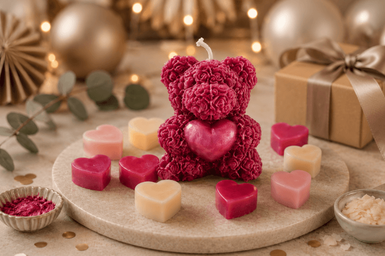 Kit "Joyeux anniversaire" pour bougie moulée et fondants parfumés