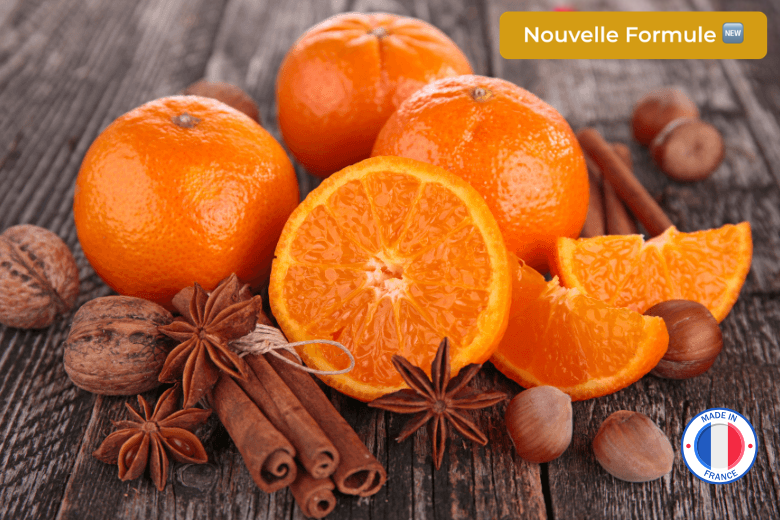 Parfum de Grasse odeur "Cannelle Orange" pour Bougies | L'instant Bougies