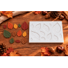 Moule en silicone feuilles décoratives pour bougies