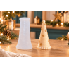 Moule Bougie Sapin de Noël Étoiles - Silicone