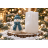 Moule silicone pour bougies bonhomme des neiges facile à démouler