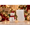 Moule silicone pour bougies bonhomme de neige