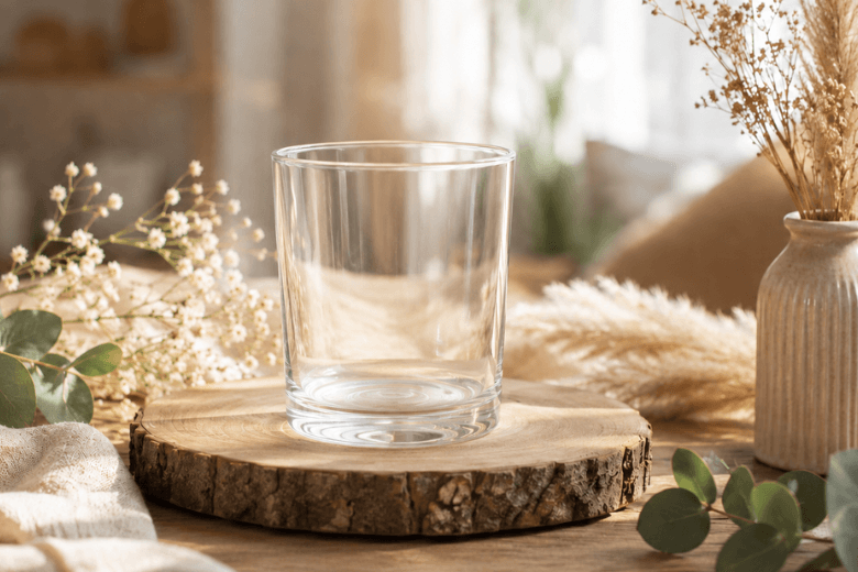 Contenant en verre 250ml pour la fabrication de Bougies Coulées