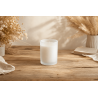 Verre blanc givré 200ml pour la fabrication de bougies coulées.