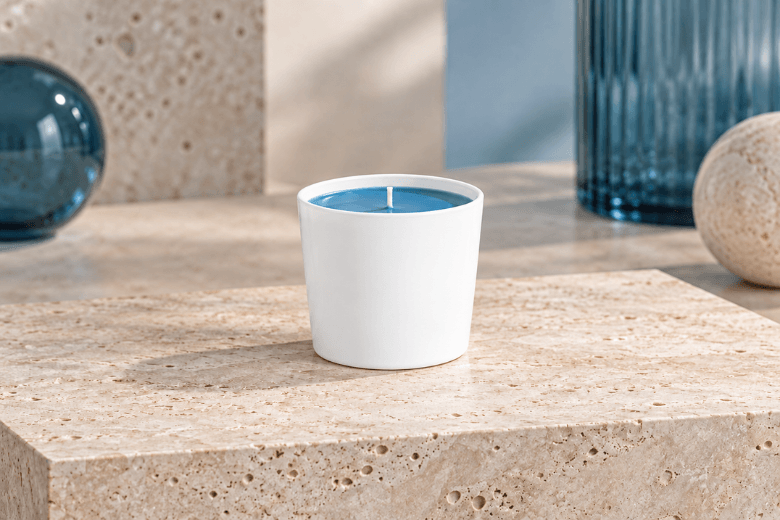 Contenant Bodéga 200ml blanc opaque pour la fabrication de bougies coulées