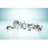 Coupelles pour bougies chauffe plat 59x24 de couleur argent
