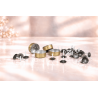Coupelles pour bougies chauffe plat 39x18 de couleur or
