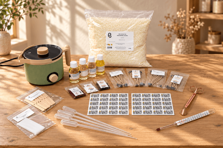 Pack Créa Bougies Coulées : créez vos bougies parfumées