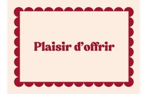 
			                        			Carte cadeau